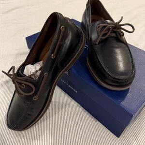 Rockport Brown Leather Boat Shoes